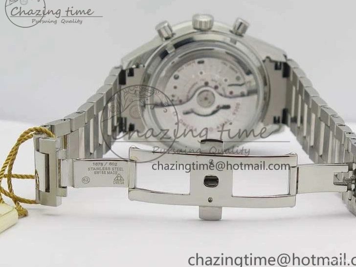 0506 Speedmaster ’57 Co-Axial OMF 1:1 Best Edition Blue Dial White Markers On SS Bracelet A Sustainable 8145